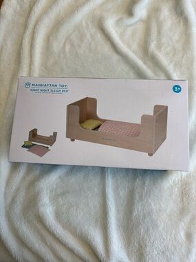 Manhattan Toy doll bed night night sleigh bed new in box toddler girl toy